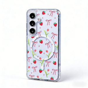 เคสโทรศัพท์ซัมซุง A16 ลายผีเสื้อโบว์ เคสใสพร้อมแม่เหล็กสำหรับชาร์จ สำหรับซัมซุง กาแล็กซี่ S25 UL - Product Image 4