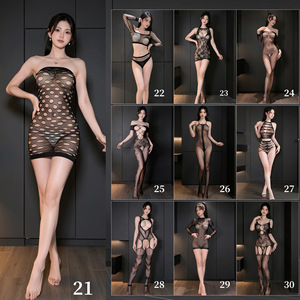 Body de malla transparente para mujer, lencería erótica, ropa de verano 2026, origen China, tela de poliéster - Product Image 5