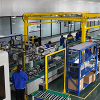 Jalur produksi semi-otomatis untuk pabrik perakitan baterai Lithium-ion silinder persegi