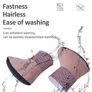 Portable Graphene Electric <b>Heated</b> Foot Warmers Women Snow Boots for Bedroom RV & Outdoor Use Electrically <b>Heated</b> Shoes - Product Image 3