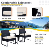 Vente en gros de meubles d'intérieur d'extérieur modernes Ensemble table et chaises modernes de loisirs en rotin pour le salon, le jardin et le patio