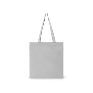 Bolsa de Mano de Algodón Premium, Color Gris Pizarra Urbano, Talla Única, Diseño Cuadrado, para Uso Promocional - Product Image 1