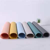 Set de table en silicone de qualité alimentaire extra large classique, anti-brûlure, anti-huile, résistant aux hautes températures, réutilisable
