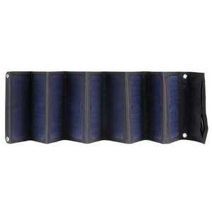 Panel Solar Plegable Portátil Negro de 60W con Eficiencia del 22%-25% para Camping al Aire Libre y Uso de Energía Móvil, Precio Directo de Fábrica - Product Image 1