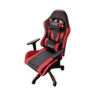 JOHOOFURNITURE OEM Vente en gros Chaise de jeu pivotante pour adolescents en cuir PU, réglable avec vérin à gaz, coussin épais, chaise d'ordinateur confortable