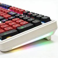 Teclado Mecánico para Juegos 98% RGB, 98 Teclas, Teclado Mecánico Inalámbrico de Tamaño Completo para Oficina y Juegos, para Computadora Portátil y PC con Windows