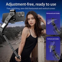Stabilisateur de caméra pour smartphone Q31, stabilisateur de cardan portable, bâton de selfie, trépied, télécommande sans fil pour iPhone Android