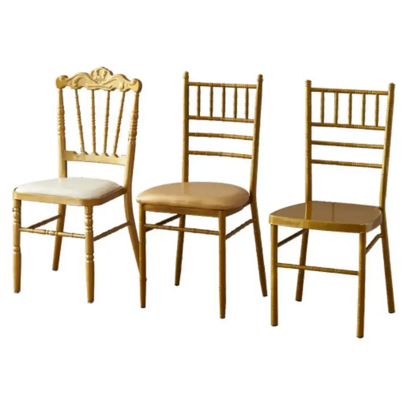 Оптовая продажа, недорогие металлические стулья Тиффани для свадебных торжеств в гостиничном стиле