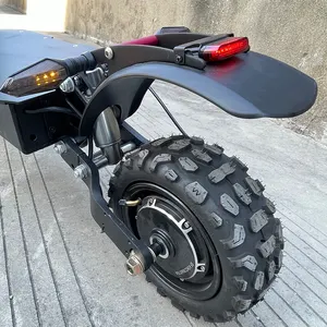 Pneu largo 5600w 60v, motor duplo, 100 km/h, alta velocidade, dobramento adulto, off-road, scooter elétrico