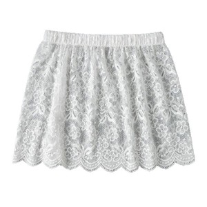 European and American cross-border e-commerce must-have: a women's <b>lace</b> base layer skirt paired with a sweater, featuring a - Product Image 5