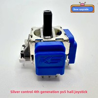 Manette de jeu magnéto-résistive TMR Control Silver JS13 Pro pour PS5, PS4, Xbox One, à effet Hall, en matériau électromagnétique