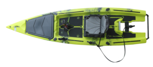 Bote a Motor de 1 Persona, 13 pies (3.9 m), Kayak de HDPE Estable con Asiento Individual, Hélice y Motor, con Certificación CE - Product Image 4