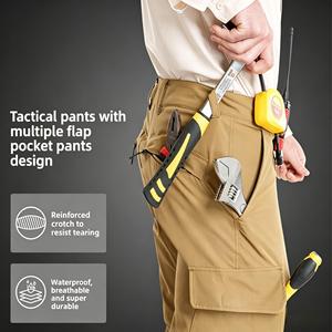 <span class=keywords><strong>Pantaloni</strong></span> Tattici Leggeri da Uomo in Nylon Spandex Elasticizzato in 4 Direzioni, Asciugatura Rapida, Idrorepellenti, per Attività all'Aperto - Product Image 1