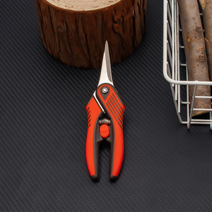 Lu Ban's Work Pruning Shears Stainless Steel Red Butterfly Handle Manual For Fruit Trees Pruning - Product Image 1