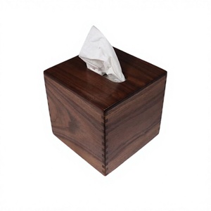 Classic Design Wooden Napkin Box Superior Quality Customized Size And Shape Napkin Box At Lowest Pricing - Product Image 1