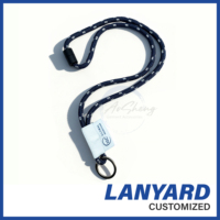 Cordón de Poliéster Ecológico Personalizado, Moderno y Promocional, con Correa Desmontable y Resistente para el Cuello, Ideal para Actividades