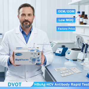 <strong>HBsAg</strong> &amp; HCV Antibody Combo Rapid <strong>Test</strong> Kit for Fast Hepatitis B &amp; C Detection, High Accuracy, Easy to Use, OEM Available - Product Image 1