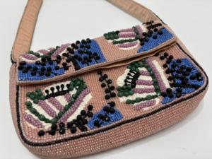 Handcrafted Seed <b>Beaded</b> Pearl for Shoulder Bag with Intricate Beadwork Premium Quality Elegant Styling for Fashion Parties - Product Image 2