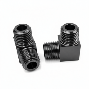 Raccord de tuyau en acier inoxydable COVNA 90 jours, 6000 psi, coude à 90 degrés, filetage NPT BSP G, filetage mâle - Product Image 1