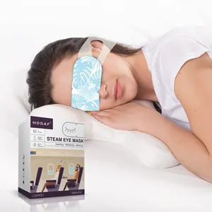 free sample Cheap Custom Printed Cotton Lavender Sleep Steam Eye Mask Masseage Eyemasks Supplier OEM