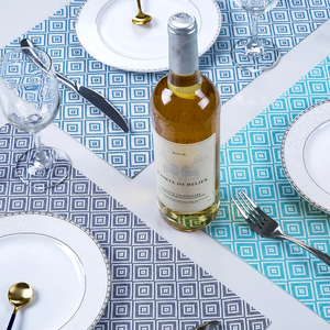 Design populaire Vente en gros Vente de gros Tissu lavable au lave-vaisselle Napperon en plastique PVC vinyle pour la <span class=keywords><strong>cuisine</strong></span> Napperons pour le dîner <span class=keywords><strong>Tapis</strong></span> de table de restaurant personnalisés - Product Image 3