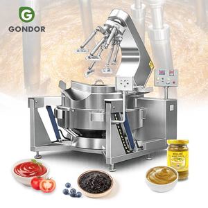 Máquina Mezcladora de Cocción Industrial Comercial Automática Inclinable de Cobre con Calentamiento por Inducción a Gas para Aceite - Product Image 1