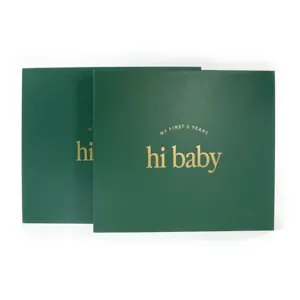 Livro de memória para bebês, livro de folhas soltas para gravidez, caderneta de lembranças pré-natais, caderno de lembranças, livro de bebês dos primeiros 5 anos