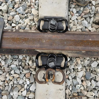 Plaque de guidage angulaire Wfp15a pour système de fixation de rail W300-1 DEF300 EN 13481-2 pour voie ferrée à grande vitesse conventionnelle sans ballast