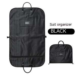 Luxury Custom logo Travel Carry Storage <strong>Breathable</strong> Cover Foldable Polyester Waterproof <strong>Garment</strong> Suit <strong>Bag</strong> with Zipper and Hook - Product Image 6