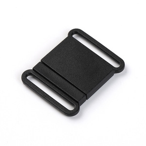 Hebilla de plástico de liberación lateral, 25mm de diámetro interior, color negro, duradera, para bolsos, mochilas, cinturones, accesorios para cascos - Product Image 2