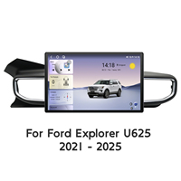 Autoradio pour Ford Explorer U625 2021 - 2025, CarPlay sans fil, Android Auto, écran 12,5 pouces 2K, Android 14, 8 cœurs, autoradio
