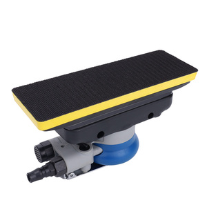 Mini ponceuse orbitale pneumatique avec aspiration intégrée et vitesse variable pour le travail du bois et le polissage des métaux - Product Image 5