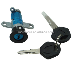 Accesorios para Motocicletas Compatibles con <span class=keywords><strong>YBR</strong></span> TZR125 y TZM150. Juego Completo de Manijas de Puerta, Cerradura y Tapa del Tanque de Combustible - Product Image 5