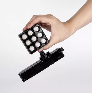 Focos de seguimiento LED regulables <span class=keywords><strong>DALI</strong></span> de 0-10V, atenuación personalizada y CCT 2700K-6500K, iluminación suplementaria para exposiciones - Product Image 5