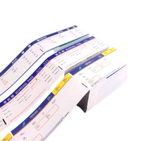 Papier thermique pour cartes d'embarquement d'avion, prix usine personnalisé, papier couché, impression flexographique, vernissage, toutes couleurs personnalisables
