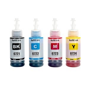 Bình Mực T672 T6721 T6722 T6723 T6724 Bình Mực In Số Lượng Lớn Tương Thích Màu Cao Cấp Cho Máy In <span class=keywords><strong>Epson</strong></span> L310 - Product Image 1