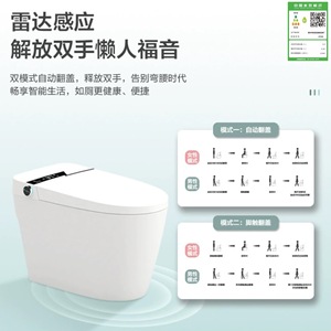 Inodoro Inteligente DT668 de 1 Pieza con Descarga por Sifón, 4.5L, Funcionamiento Automático, Diseño Integrado - Product Image 2