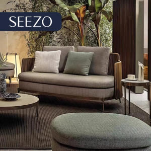 Juego de Sofás de Jardín Modernos y Duraderos de Lujo para Patio, Resistentes al Agua, con Estructura de Aluminio y Ratán Sintético, 2026 - Product Image 2