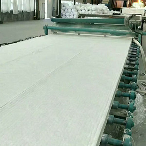 Manta de hilo de fibra cerámica refractaria estándar de grado 128Kg/m3 para estera de soporte de catalizador de horno de vidrio - Product Image 3