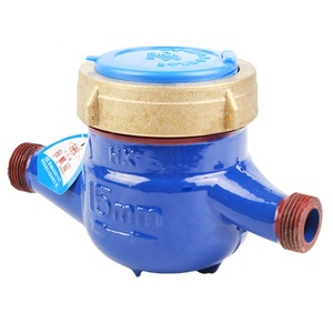 Compteur d'eau résidentiel à cadran rotatif LXS-15E, type aile rotative, corps en CI, diamètre 1/2' - Product Image 4