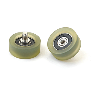 XZBRG Polyurethan-beschichtetes Rollenlager 6000 6001 6002 6003 6004 6005 6006 6305 6312 Polyurethan-beschichtete Gummi lager räder - Product Image 4