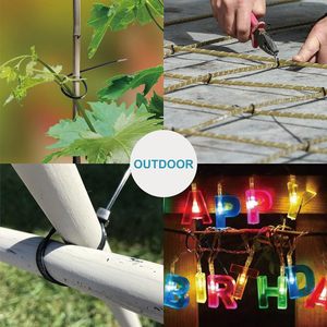 ที่ผูกซิปมีหลากหลายขนาดแพ็ค400สายสีดำสายไฟทนรังสียูวีโดย - Product Image 5