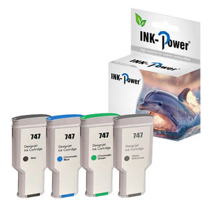Cartucho de tinta de inyección de tinta 747 Premium, Compatible con HP747, <span class=keywords><strong>HP</strong></span> <span class=keywords><strong>DesignJet</strong></span> <span class=keywords><strong>Z9</strong></span> +, impresora - Product Image 1