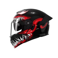 Casque de moto Venom sans visière
