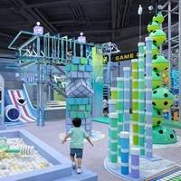Parc de jeux et de trampolines pour enfants, équipement de terrain de jeu intérieur souple pour centre commercial, marque DOLA, capacité maximale 100+