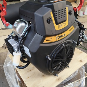 Motor de Gasolina de Eje Vertical de Dos Cilindros en V Rato RV740 739CC 24HP, Piezas de Repuesto para Excavadora, Nuevo, Origen China, Probado - Product Image 6