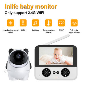 Monitor <span class=keywords><strong>para</strong></span> <span class=keywords><strong>Bebés</strong></span> de 4.3 Pulgadas, Inalámbrico, Audio Bidireccional, Babyphone, Babyfoon, Panorámica, Inclinación, Zoom, Visión Nocturna, Cámara de Video - Product Image 1