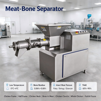 Machine à désosser la volaille en acier inoxydable, séparateur d'os et de viande, démontage facile, sans consommables, équipement de séparation de la viande et des os