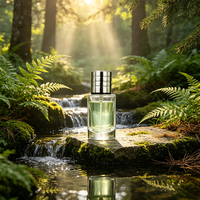 Botol Parfum Silinder Kaca Premium Artisan dengan Segel Roller, Desain Transparan Cetak Sablon, Kemasan Portabel Jiangsu