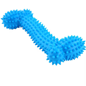 Jouet à mâcher pour chien en TPR, résistant aux morsures, pour le nettoyage des dents et l'entraînement des molaires, coloré, durable et souple, en forme de biscuit - Product Image 6